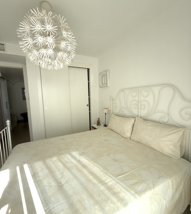 Resa Estates Ibiza longter rental Cala Tarida penthouse bedroom 4.jpeg
